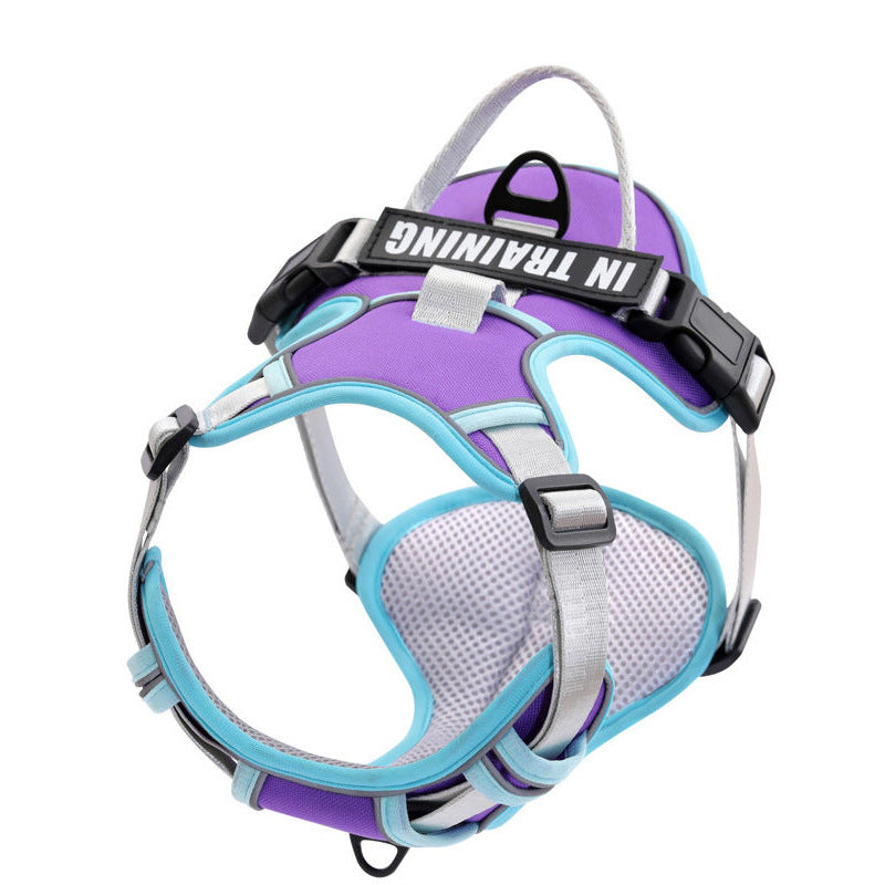 Undershirt Type Small Medium And Large Dogs Reflective Dog Outer Chest Harness To Prevent Breakaway Dog Walking Leash