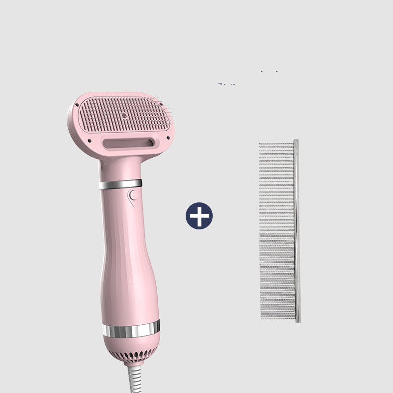 Pet Brushing Hair Dryer Integrated Machine Teddy Hair Blowing Comb Drying