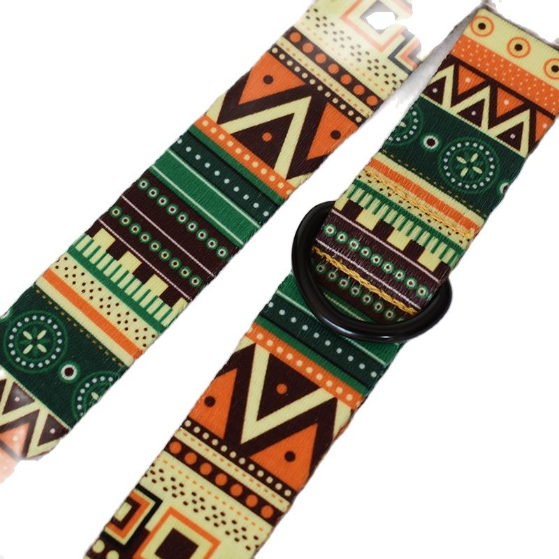 Nylon Printed Dog Collar Leash For Puppies